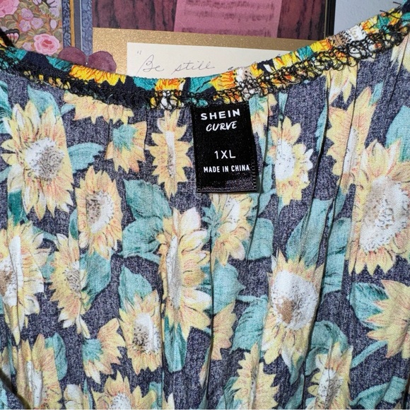 Sunflower Women's Large Romper - Picture 7 of 10